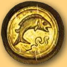 5-Drachma coin component