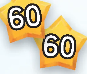 60 points token illustration
