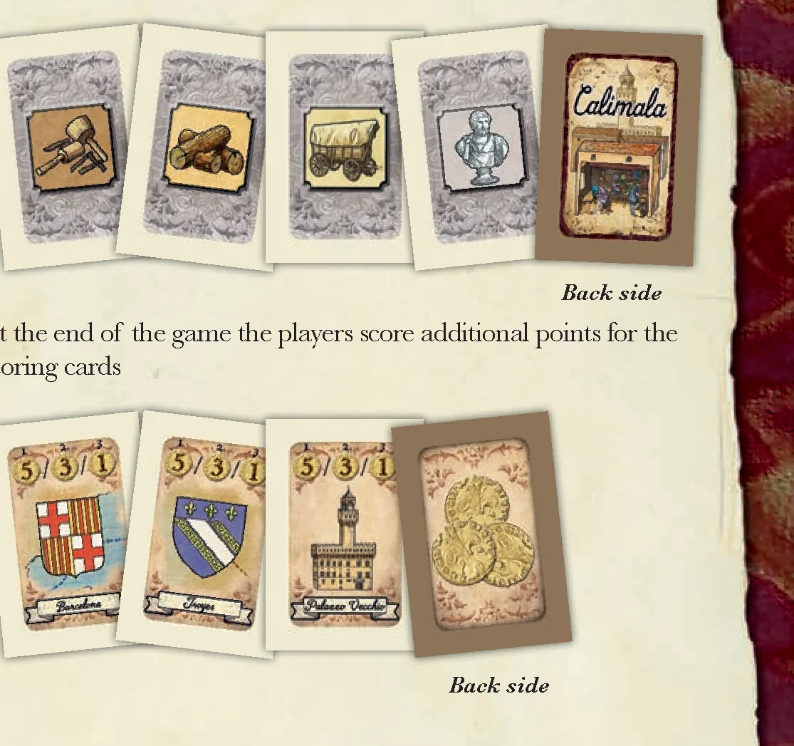 Action and Scoring Cards
