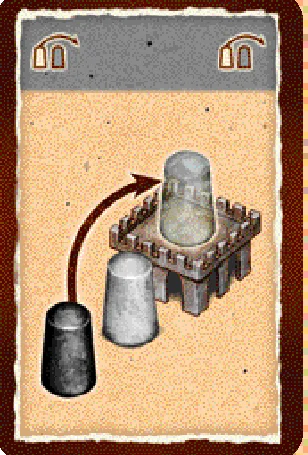 Action card: Jump over another knight