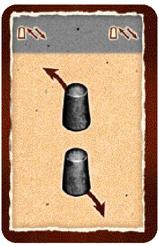Action card: Move knight to adjacent space of another knight
