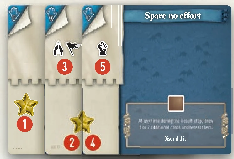Action cards drawn and flail conversion