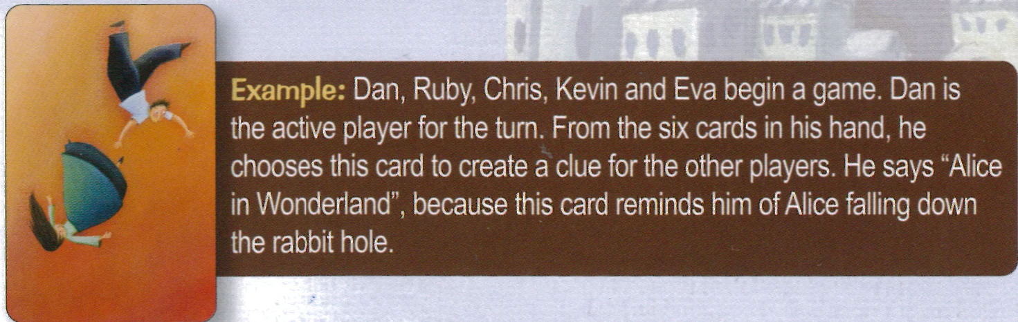Active player clue example