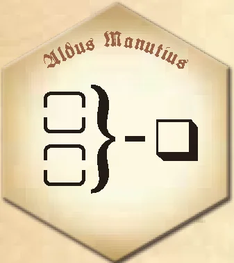 Aldus Manutius tile