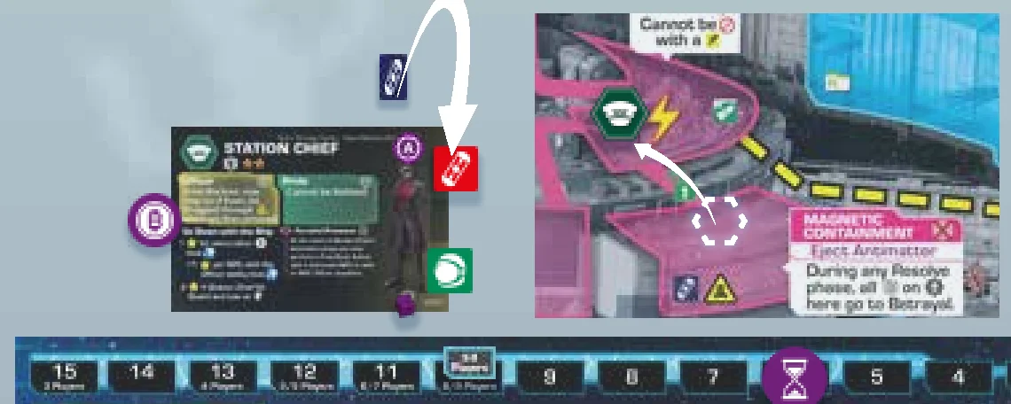 Armed antimatter with time marker placed 4 minutes ahead