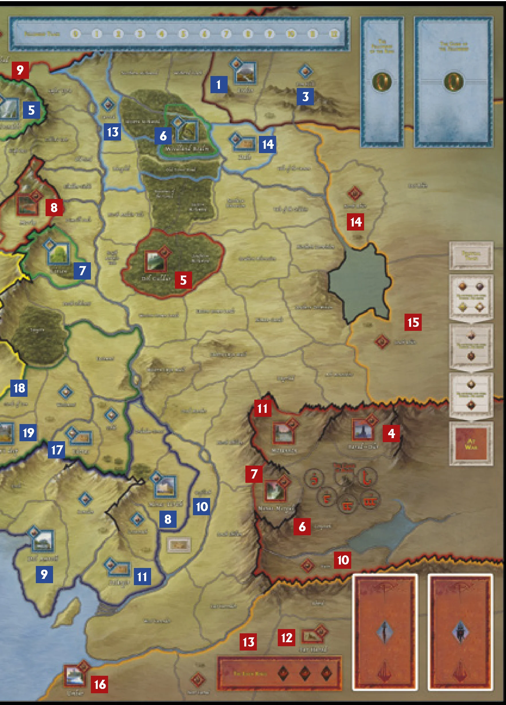 Army Setup Map - Eastern Part