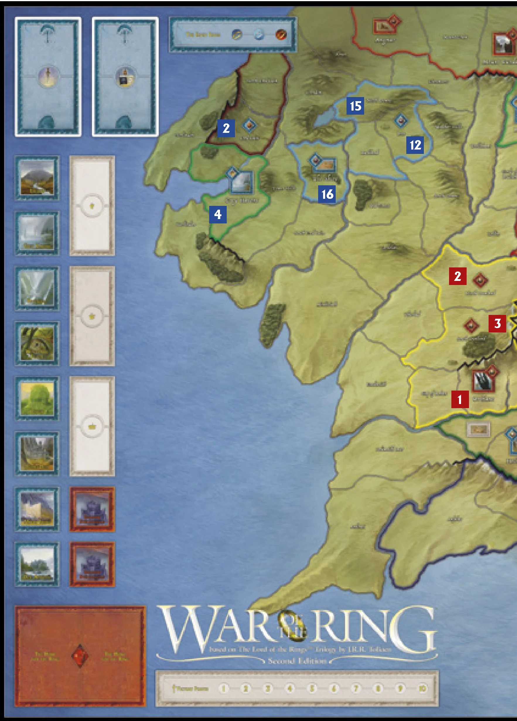 Army Setup Map - Western Part