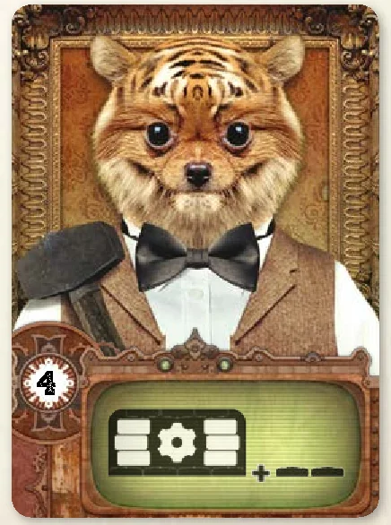 Assistant card (Cost 4 - Two extra spaces)