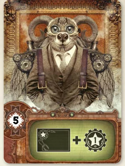 Assistant card (Cost 5 - Bonus VP on projects)
