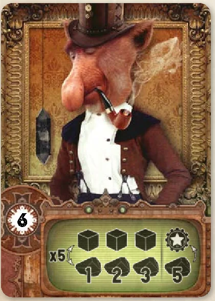Assistant card (Cost 6 - 5 transactions)