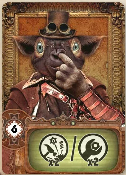 Assistant card (Cost 6 - Repeat dismantle/repair)