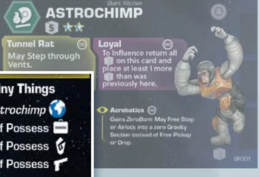 Astrochimp Agenda and scoring example