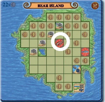 Bear Island prohibited center space