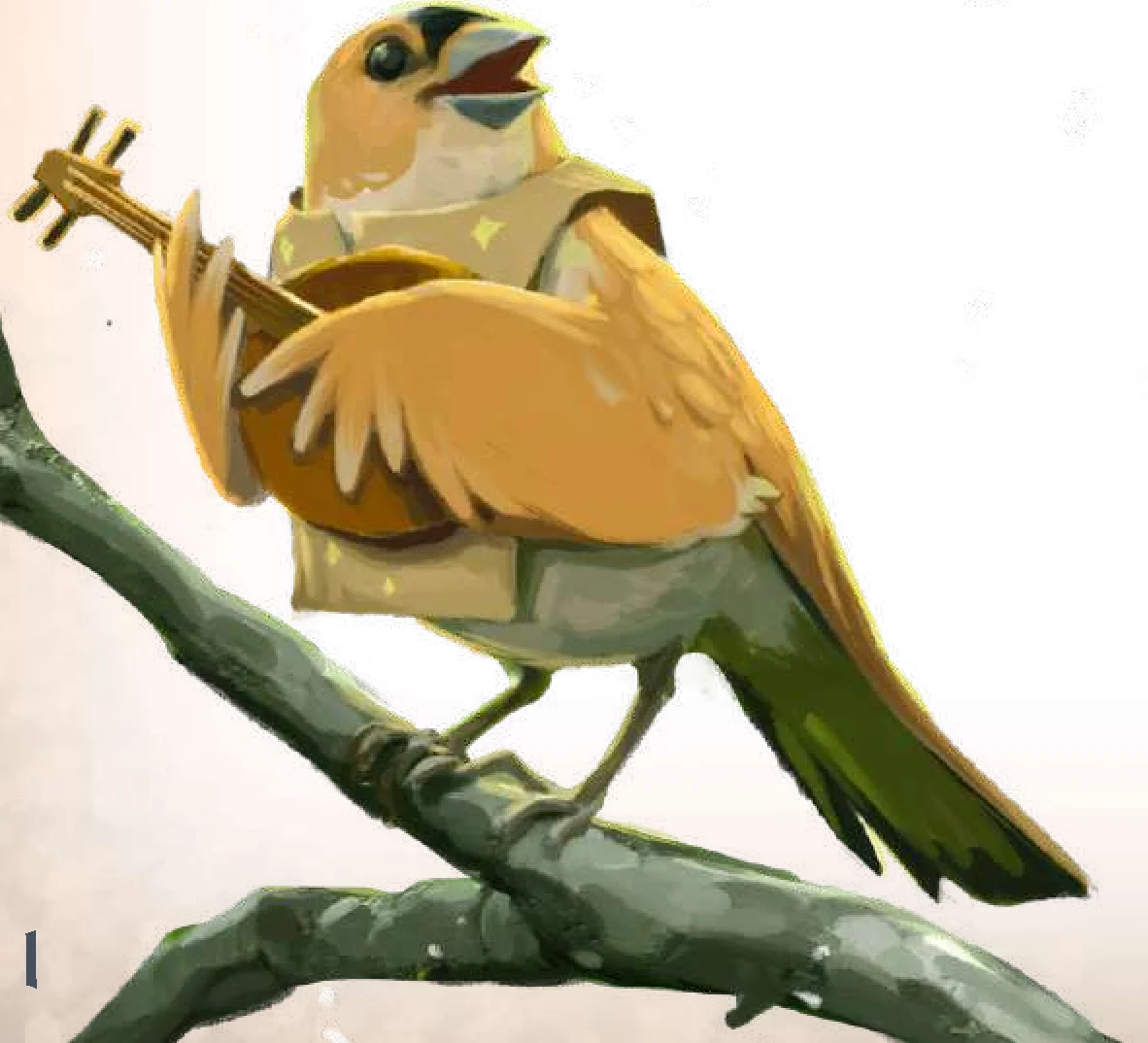 Bird character illustration
