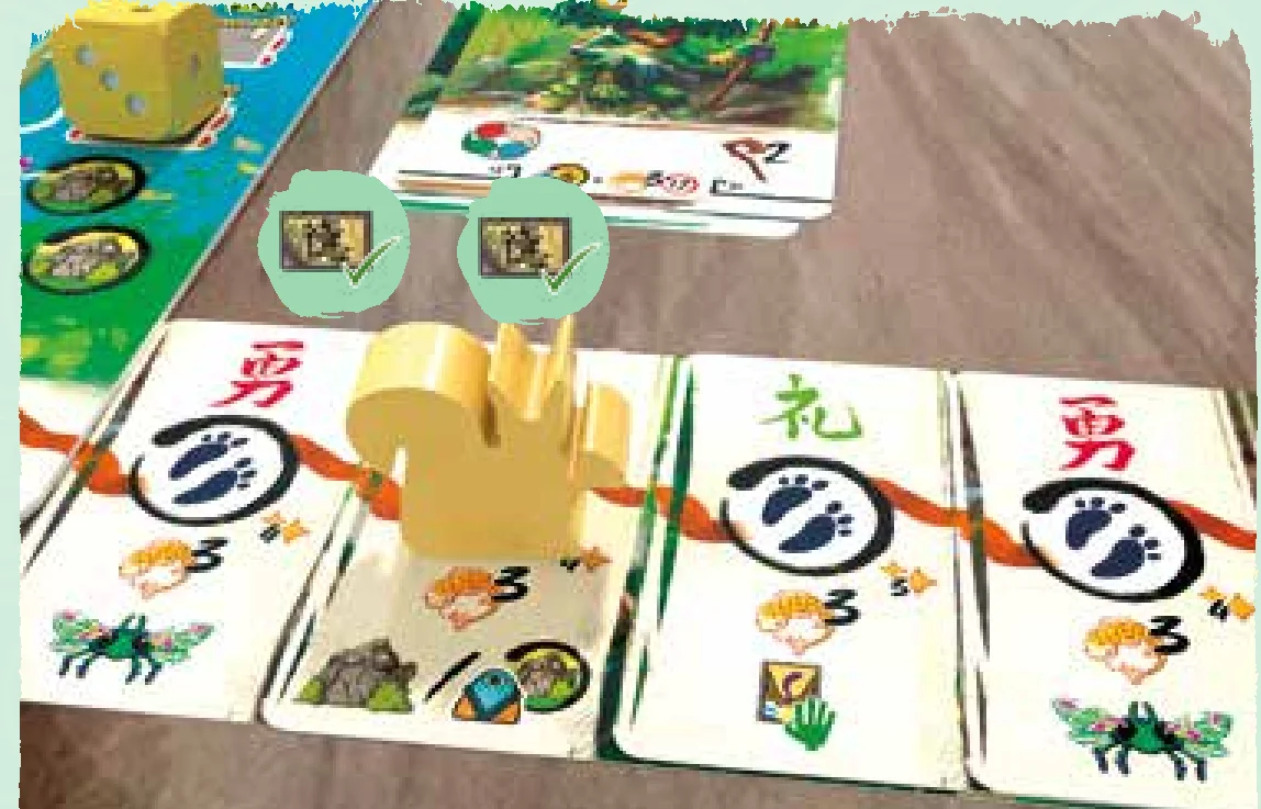Bitoku card anatomy and placement