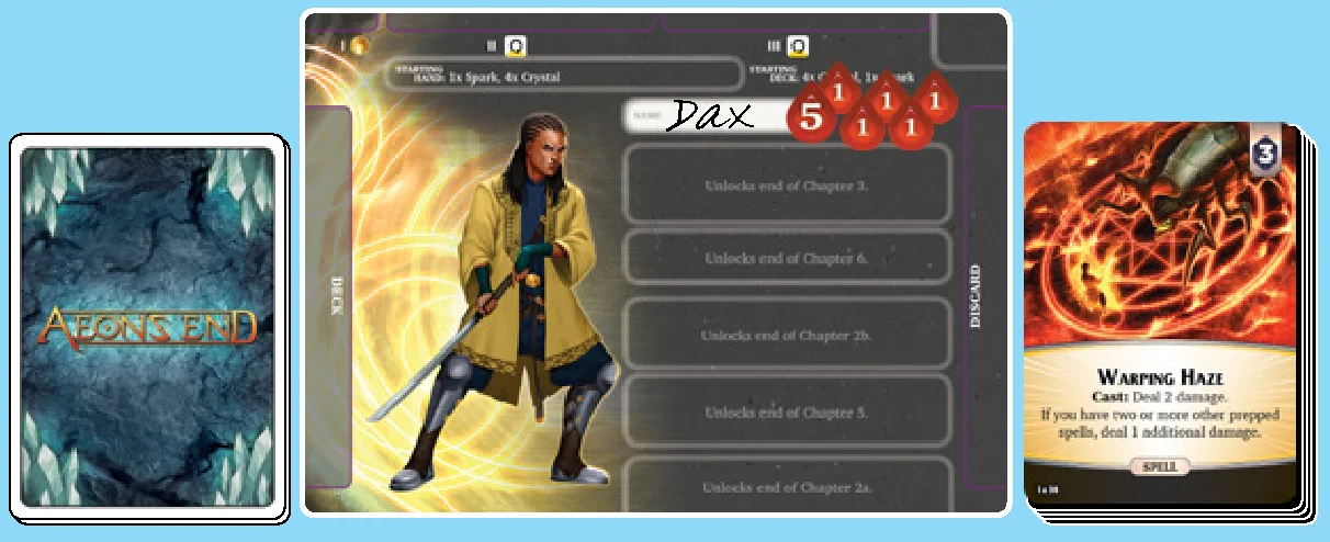 Bob casting Warping Haze into discard pile
