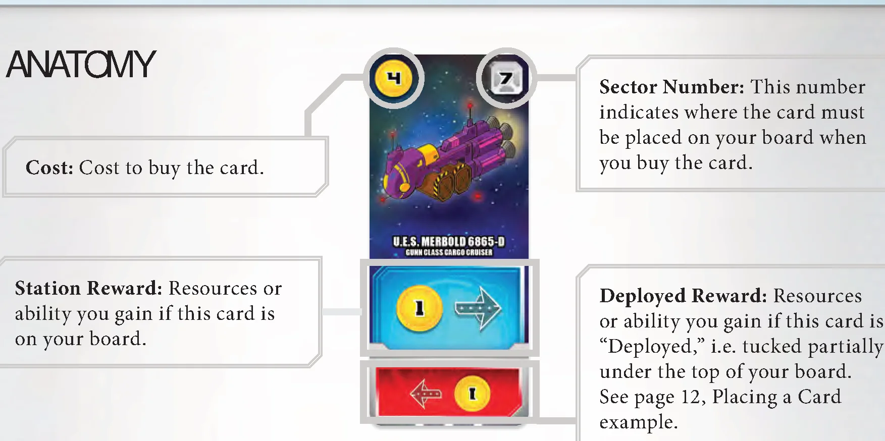 Card Anatomy diagram