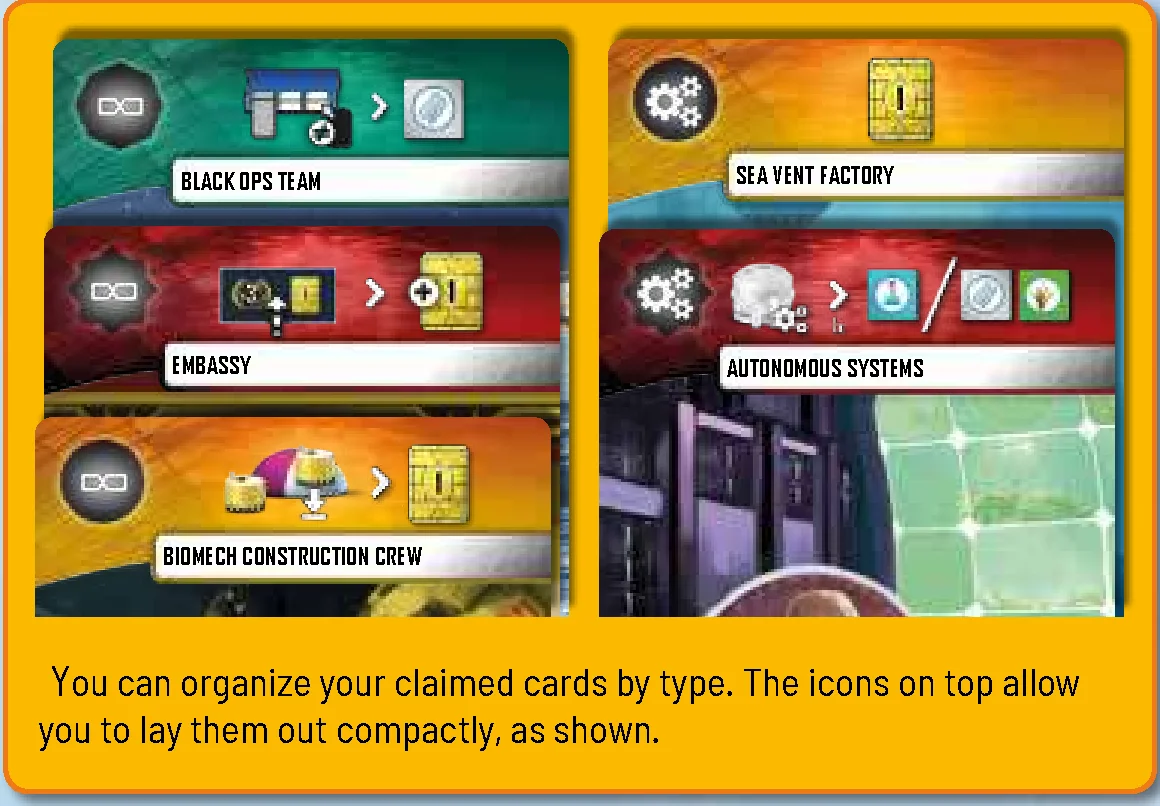 Card Layout and Organization Example