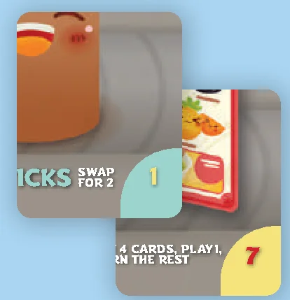 Card order numbers detail