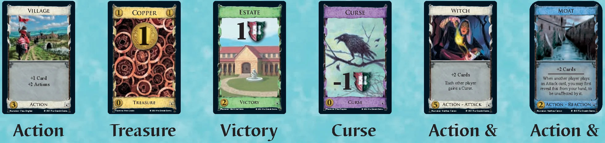Card type examples
