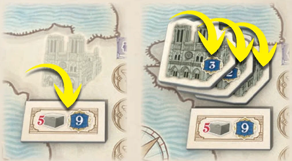 Cathedral tiles and Construction Cost tiles setup
