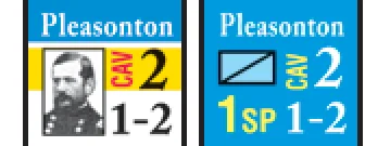 Cavalry Brigade Creation Counters Pleasanton