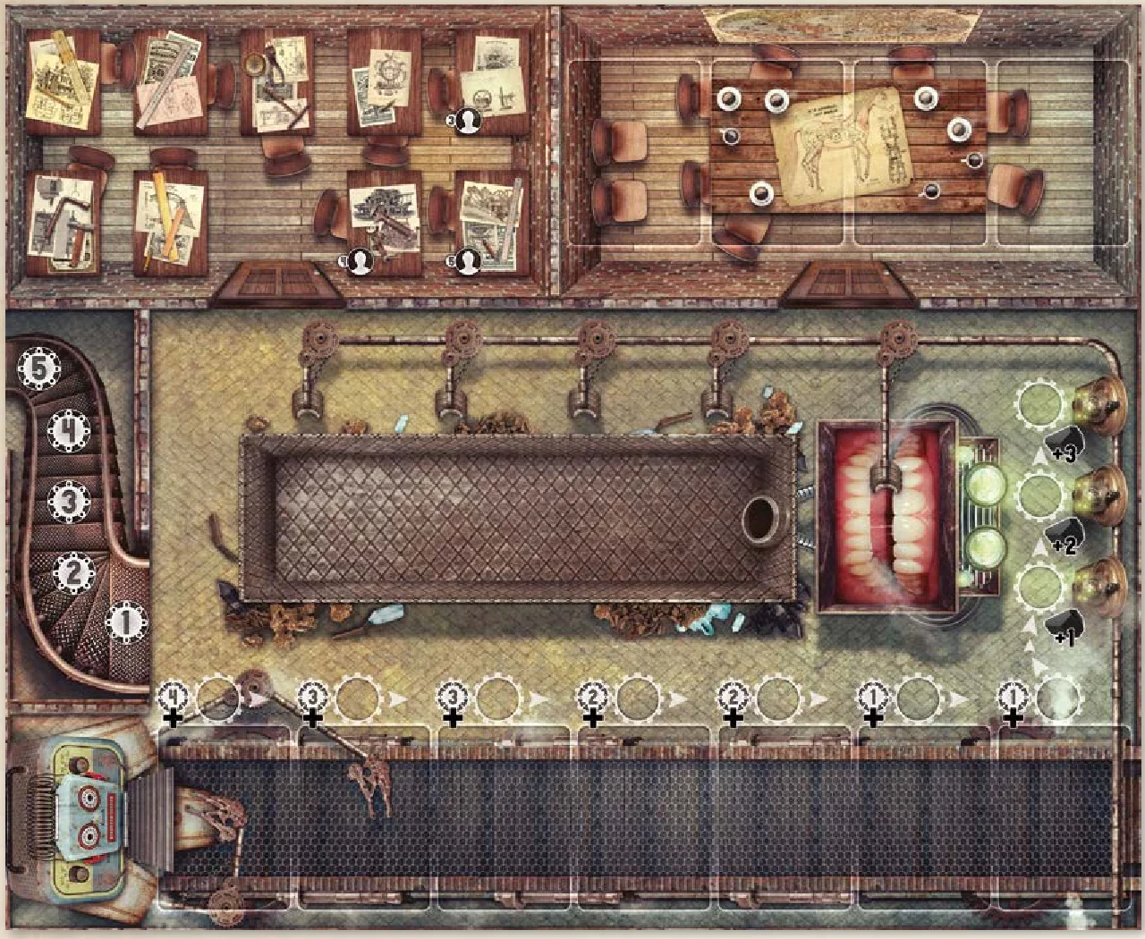 Central board known as the Bric-a-brac