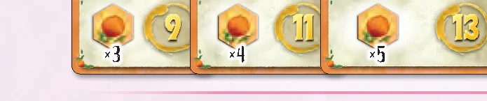 Chokkan style goal tiles