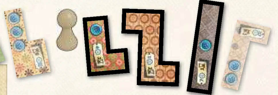 Choosing from the three patches in front of the neutral token
