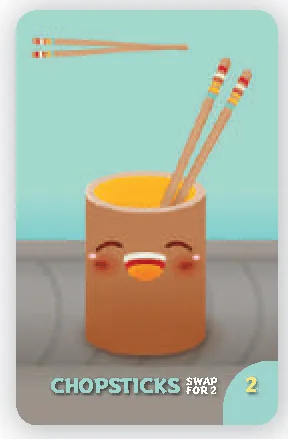 Chopsticks card