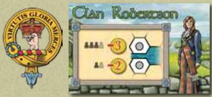 Clan Robertson Tile and Portrait