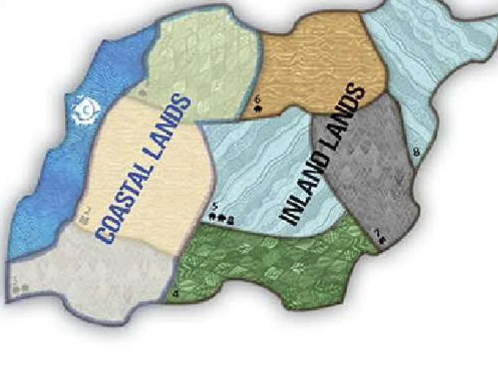 Coastal vs Inland Lands Diagram