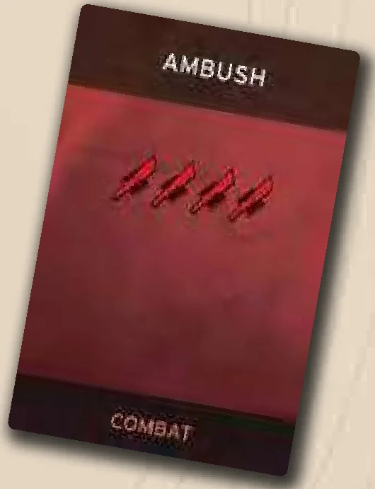 Combat Phase Cards and Conflict Resolution Example