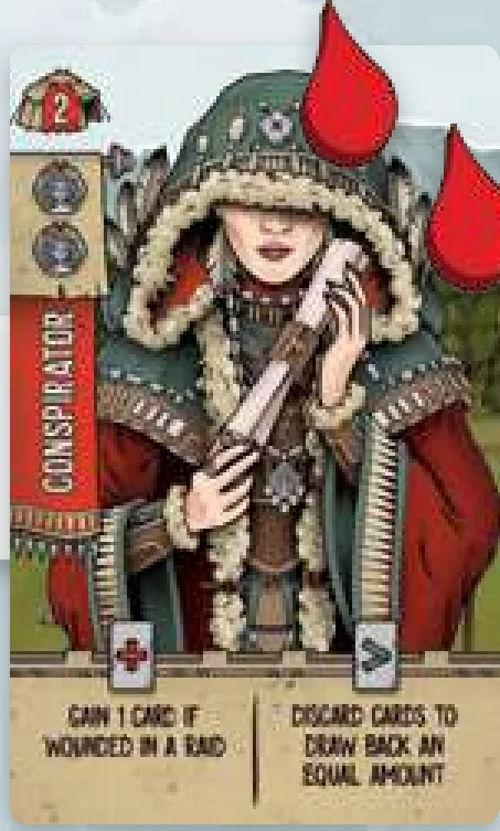 Conspirator crew card with wounds