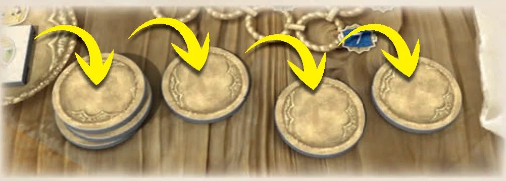 Corruption tokens placement