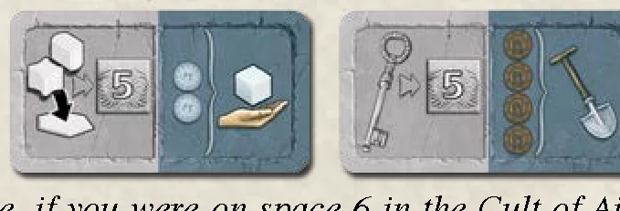 Cult bonuses example scoring tile