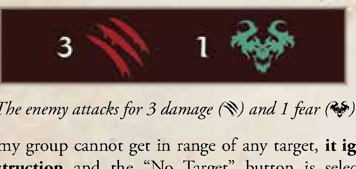 Damage and Fear Display in App
