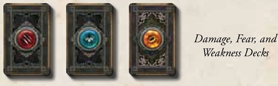 Damage, Fear, and Weakness Decks