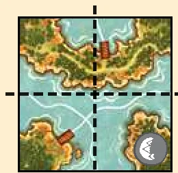 Diagram of tile quadrants