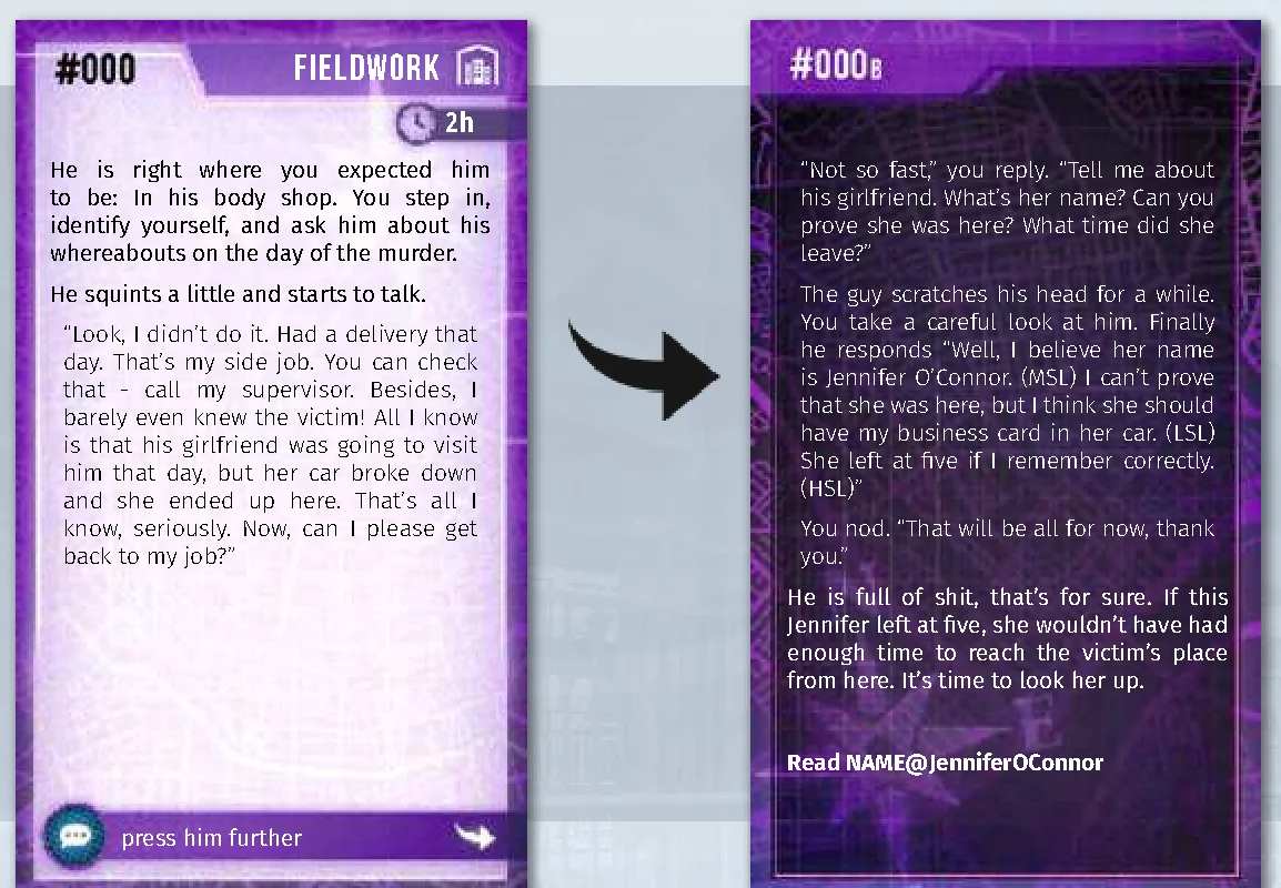 Dig Deeper Card Example #000