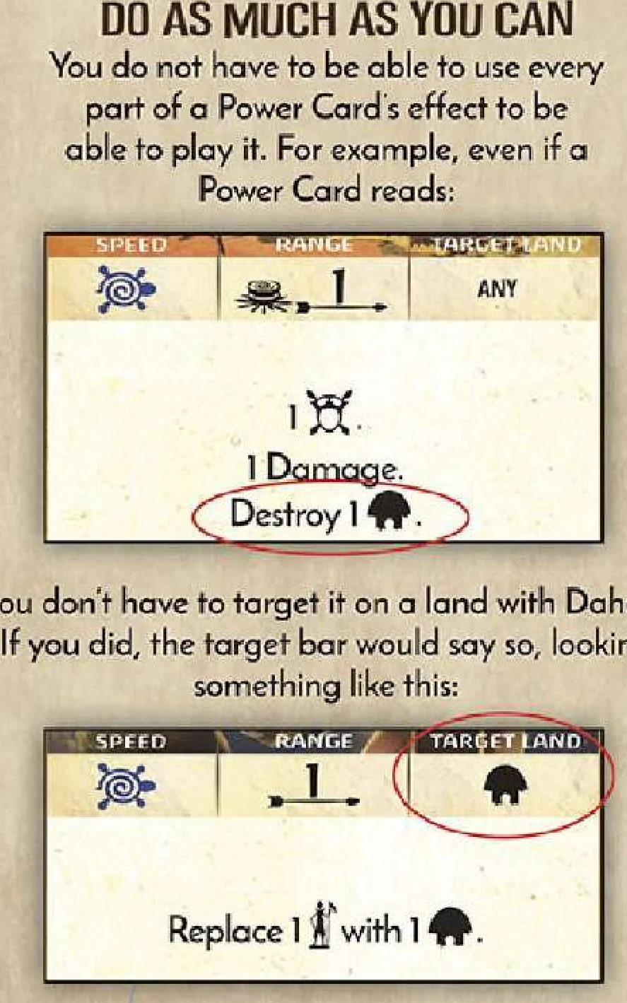 Do As Much As You Can Example Cards