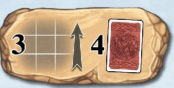 Draw 4 weapon cards action space