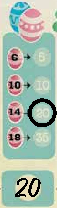 Egg Hunt score tracker example