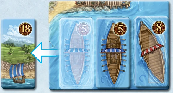 Emigration ship flipped