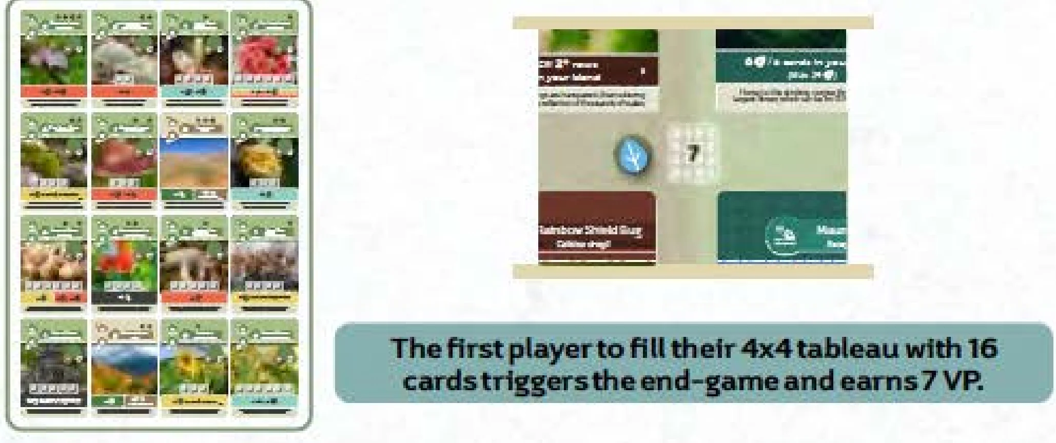 End Game 16-card Tableau Trigger Illustration