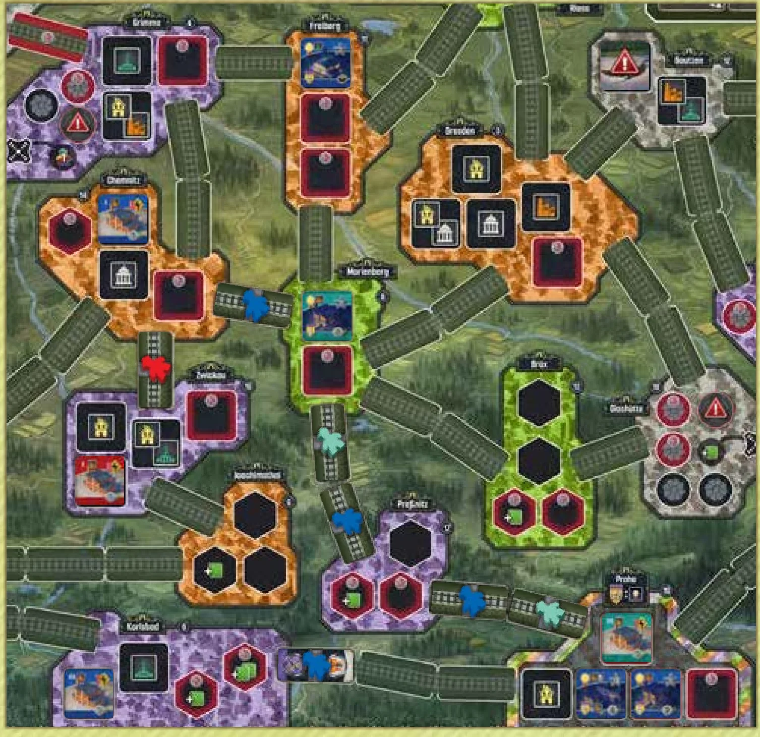 End Game Scoring Map Example