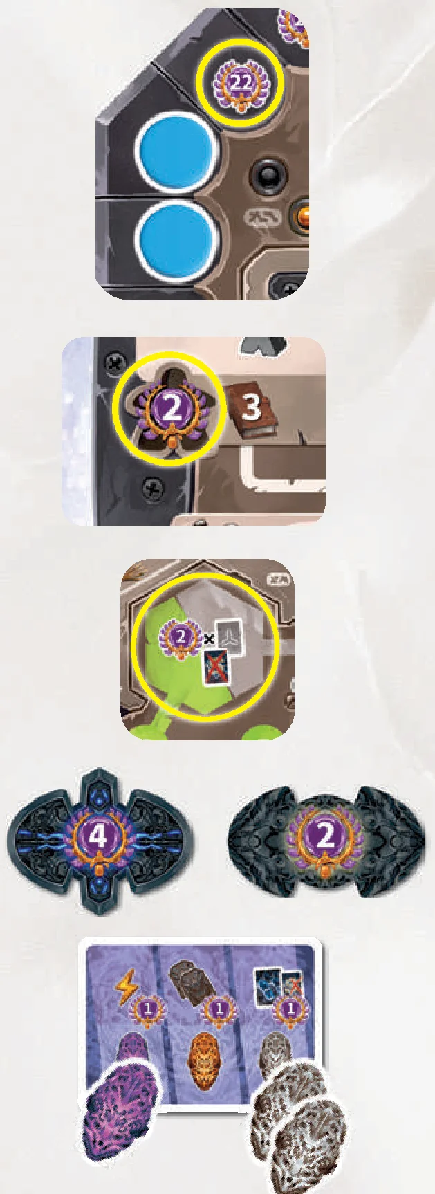 End game scoring scoring examples and artifact scoring