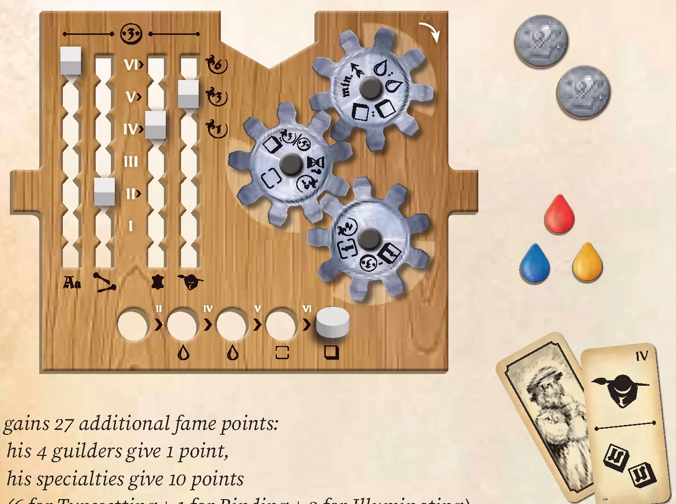 End of game scoring example
