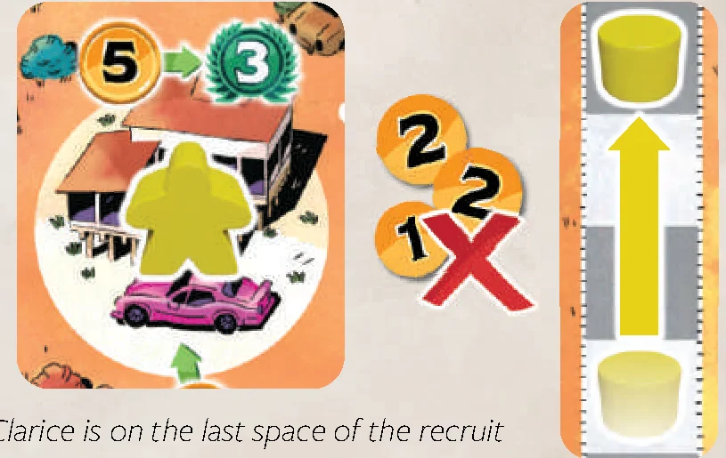 End of recruit track bonus conversion
