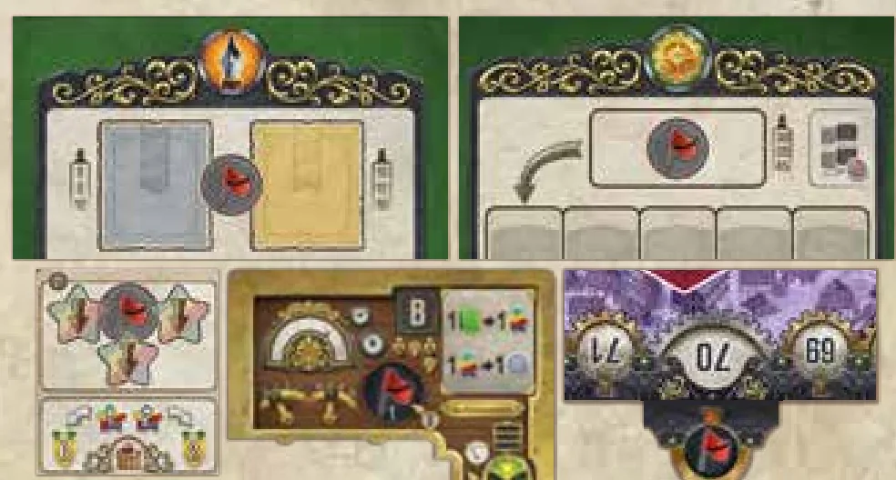 Endgame Condition Spaces and Marker